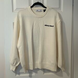 Zara Minnie Mouse Sweater Cardigan